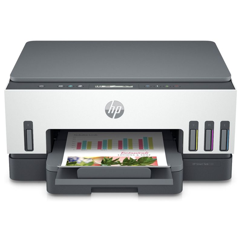 HP - Impresora Multifuncional HP Smart Tank 720 Dúplex WiFi Tinta contínua