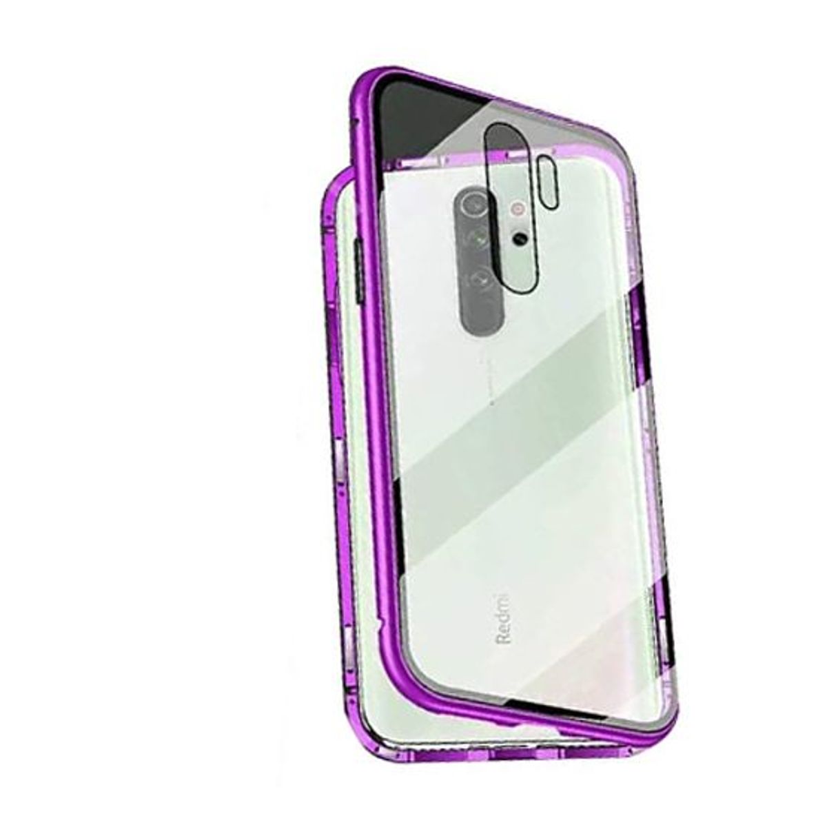 GENERICO - Case Imantado Magnético Para Xiaomi Redmi Note 8 Pro - Lila