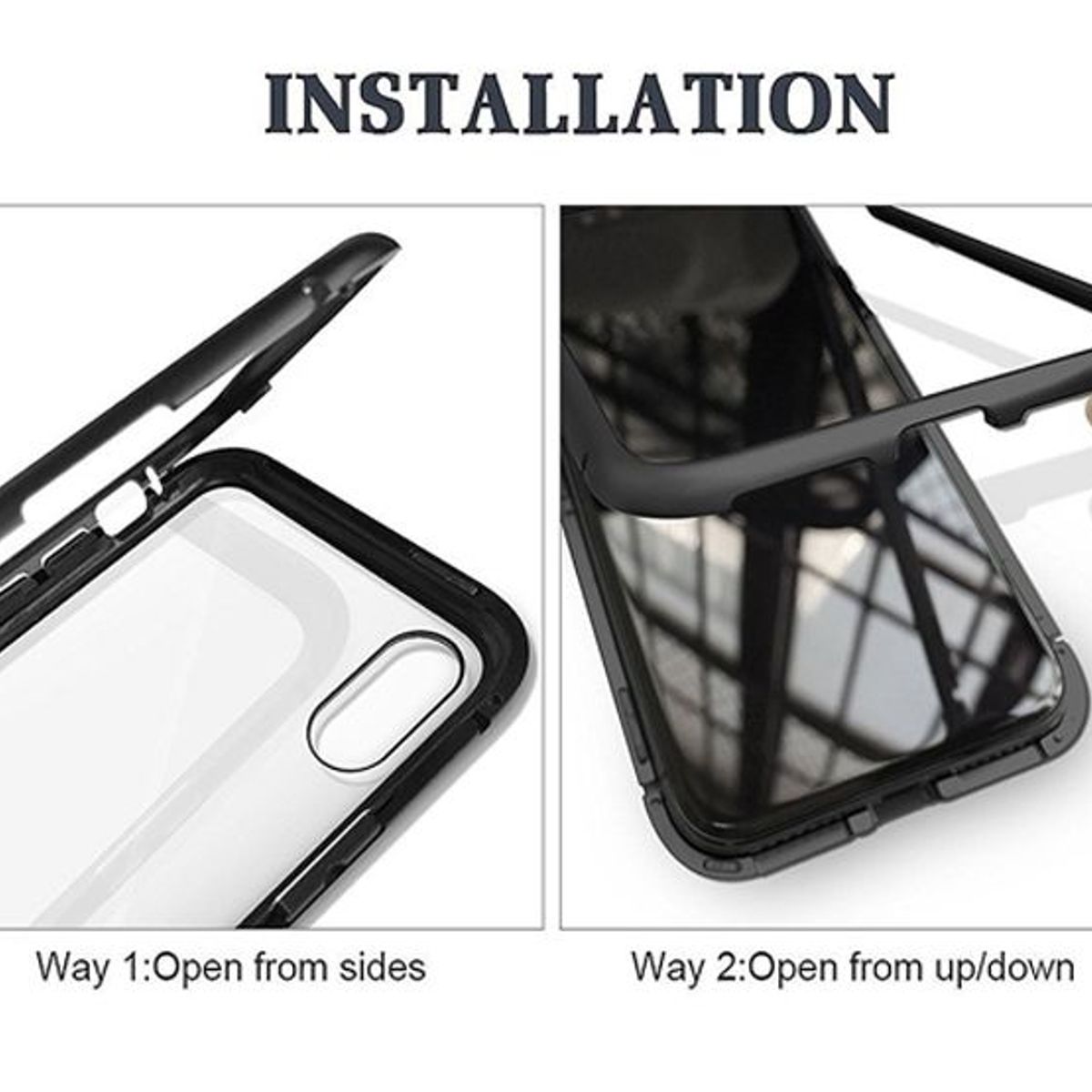 GENERICO - Case Imantado Magnético Para Huawei Y6 2019 - Plateado