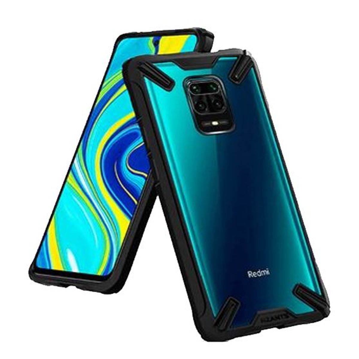 GENERICO - Funda Case Tpu Rzants Para Xiaomi Redmi Note 9s/ 9 Pro - Negro