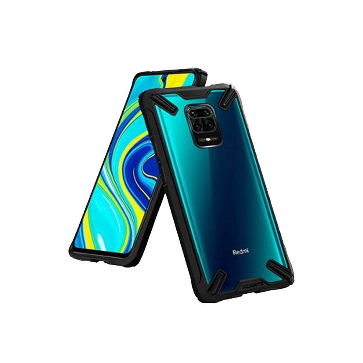 GENERICO - Funda Case Tpu Rzants Para Xiaomi Redmi Note 9s/ 9 Pro - Negro