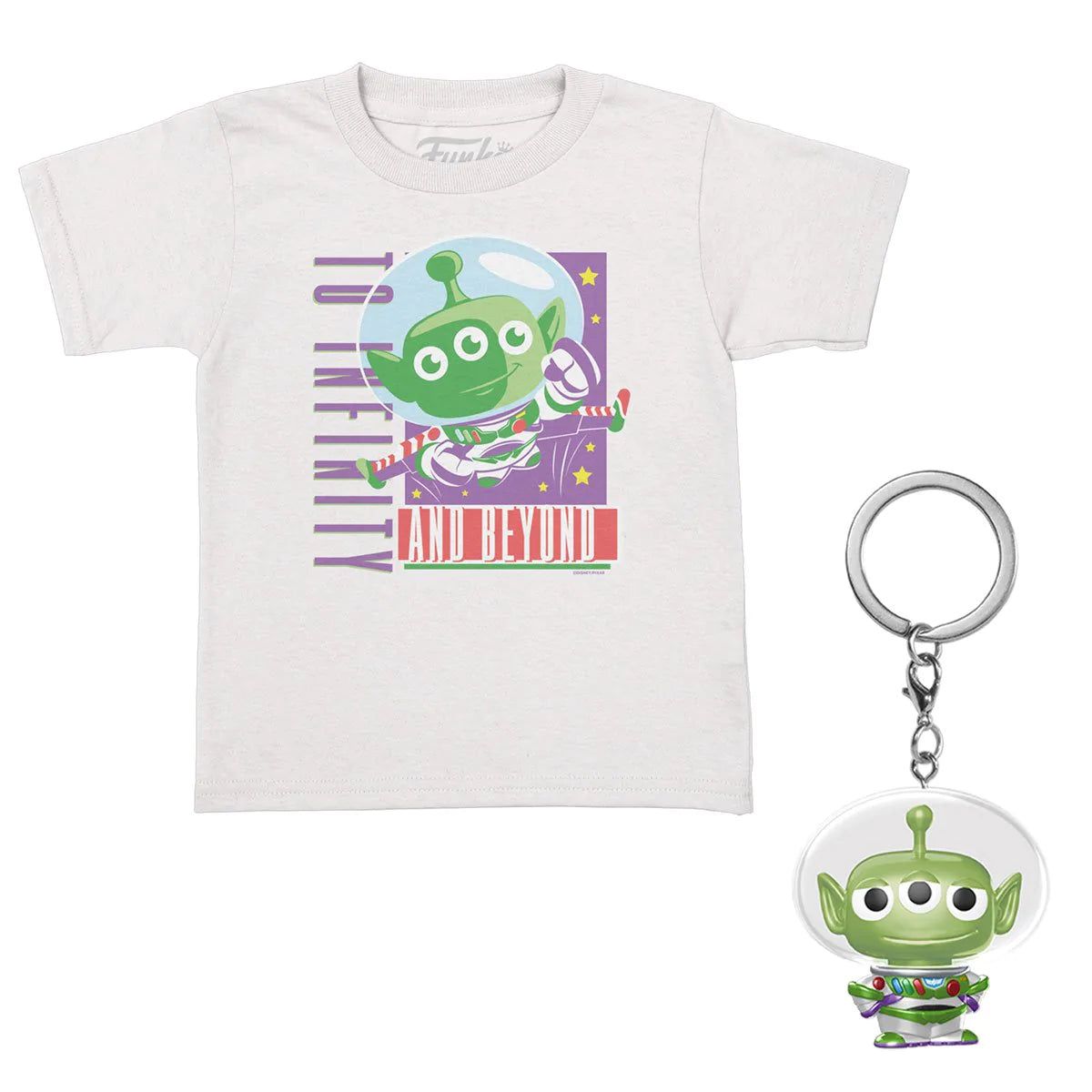FUNKO - POCKET POP TEES DISNEY - ALIEN BUZZ- TALLAS XS YOUTH