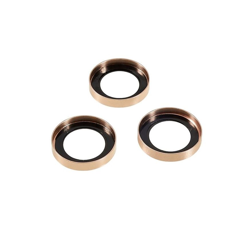 GENERICO - Protector de Cámara Metal Individual para iPhone 13 Pro - Dorado