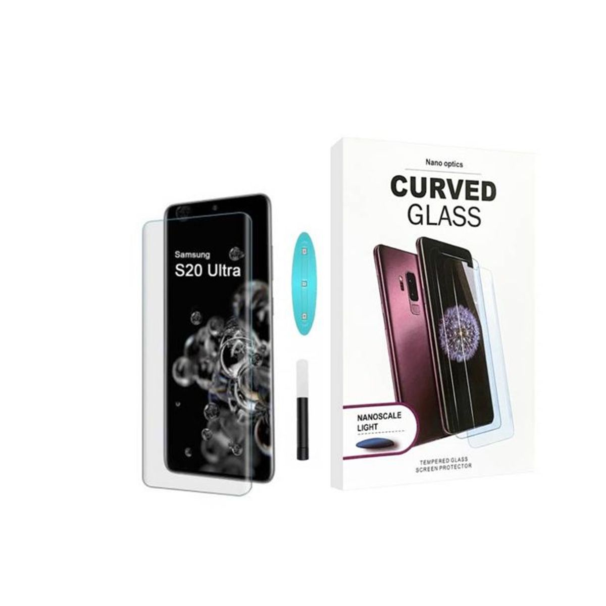 GENERICO - Mica De Vidrio Templado Uv Para Samsung  S20 Ultra  - Transparente