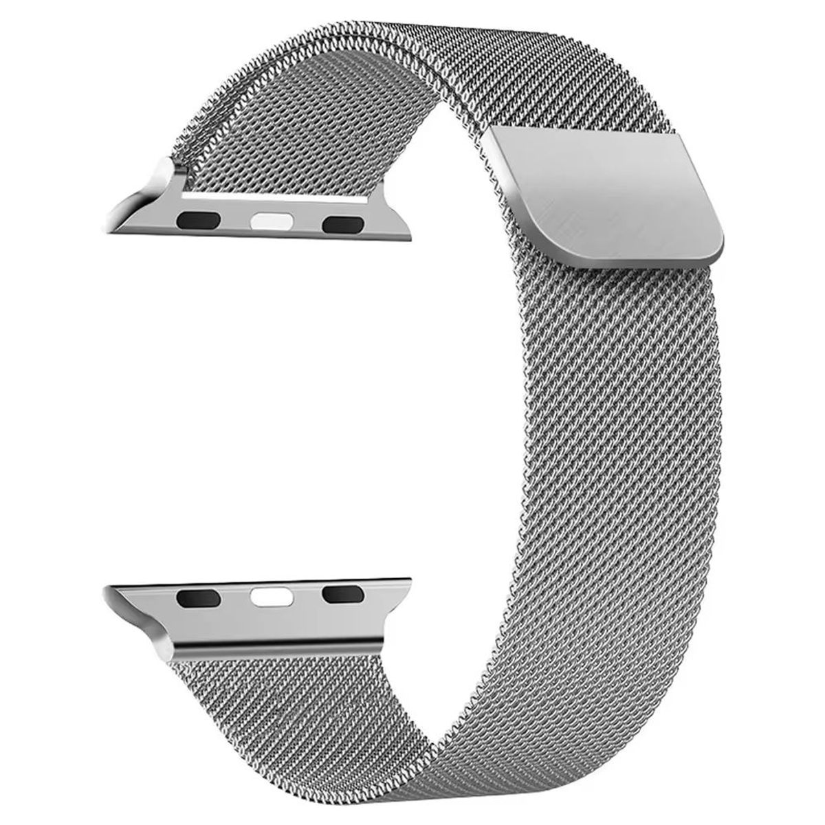 OEM - Correa Acero Milanese Loop para Apple Watch Color Plateado