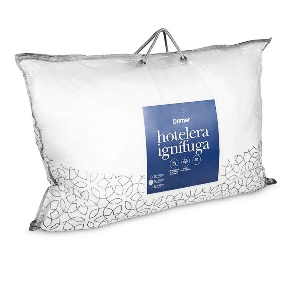 DRIMER - Almohada Hotelera Ignífuga King (50x90 cm)