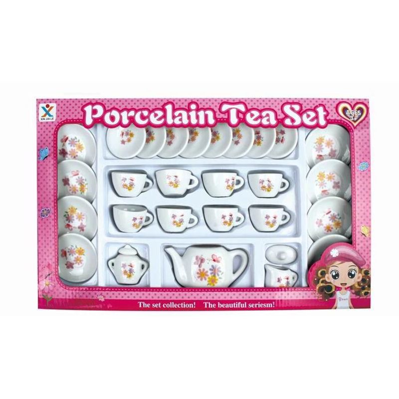 Juego de té de porcelana mini atractivo divertido 24 Piezas