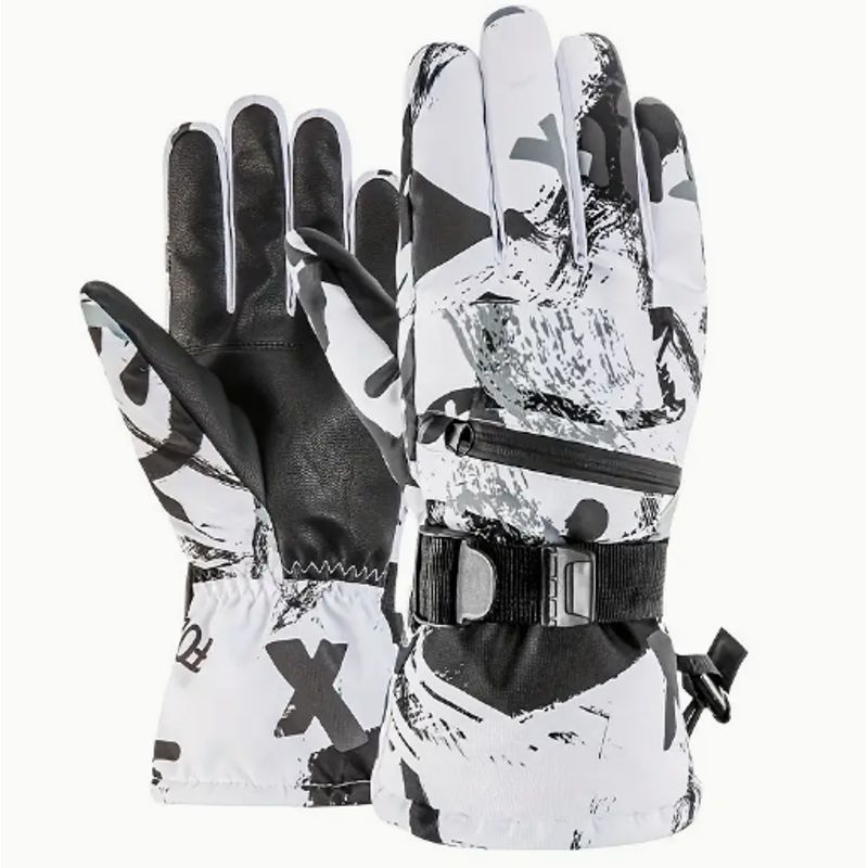 GENERICO - Guantes Térmicos Esquiar Frio Extremo Nieve Adultos