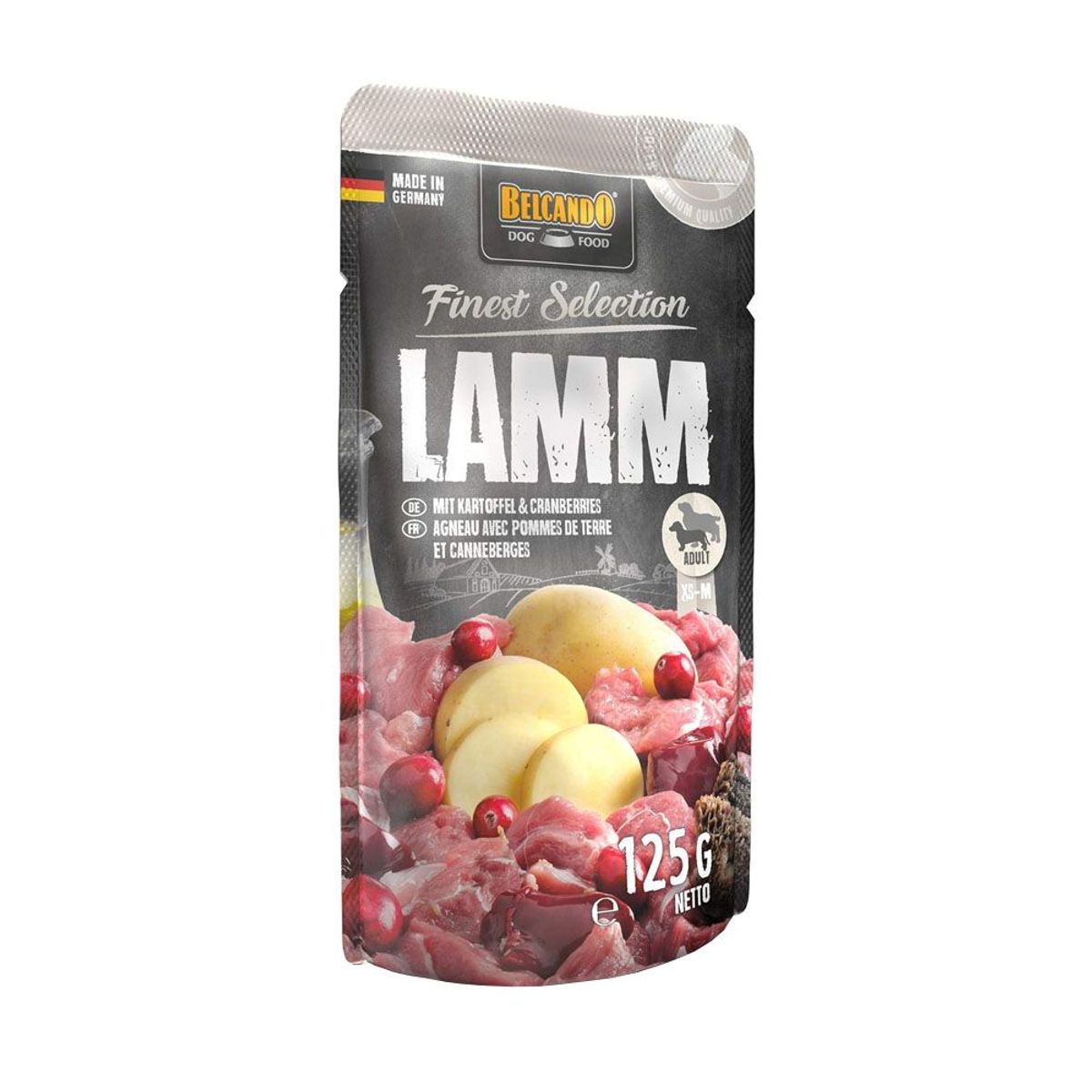 GENERICO - Belcando Cordero con Patatas y Arándanos Sobre 125gr