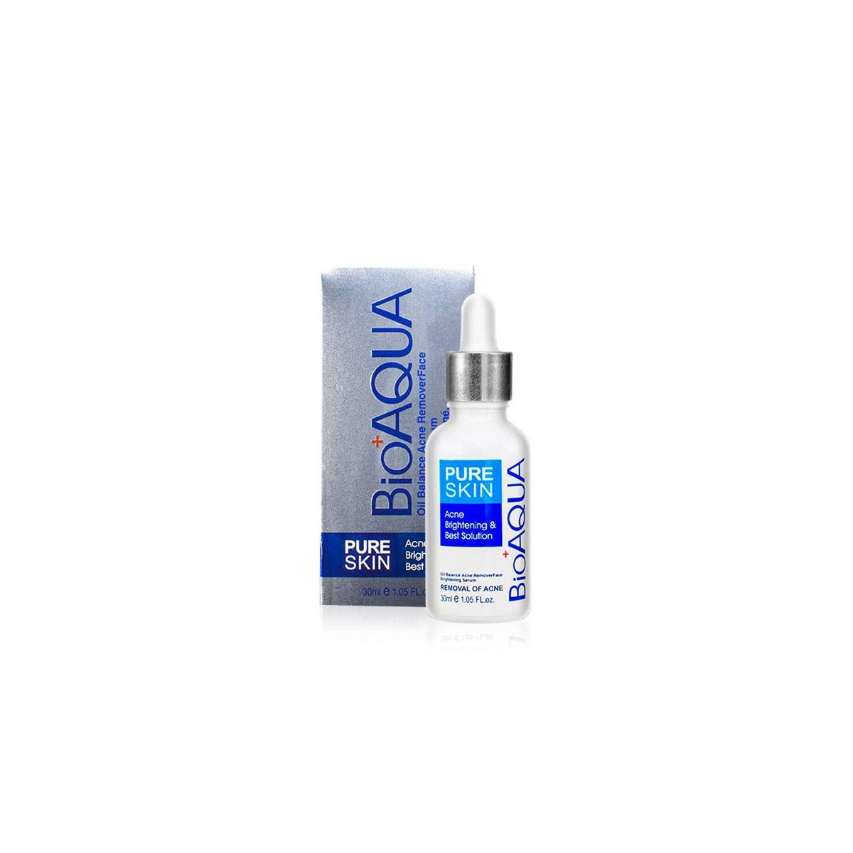 BIOAQUA - Pack Serum anti acné Pure Skin y Crema Blanqueadora V7- BIOAQUA