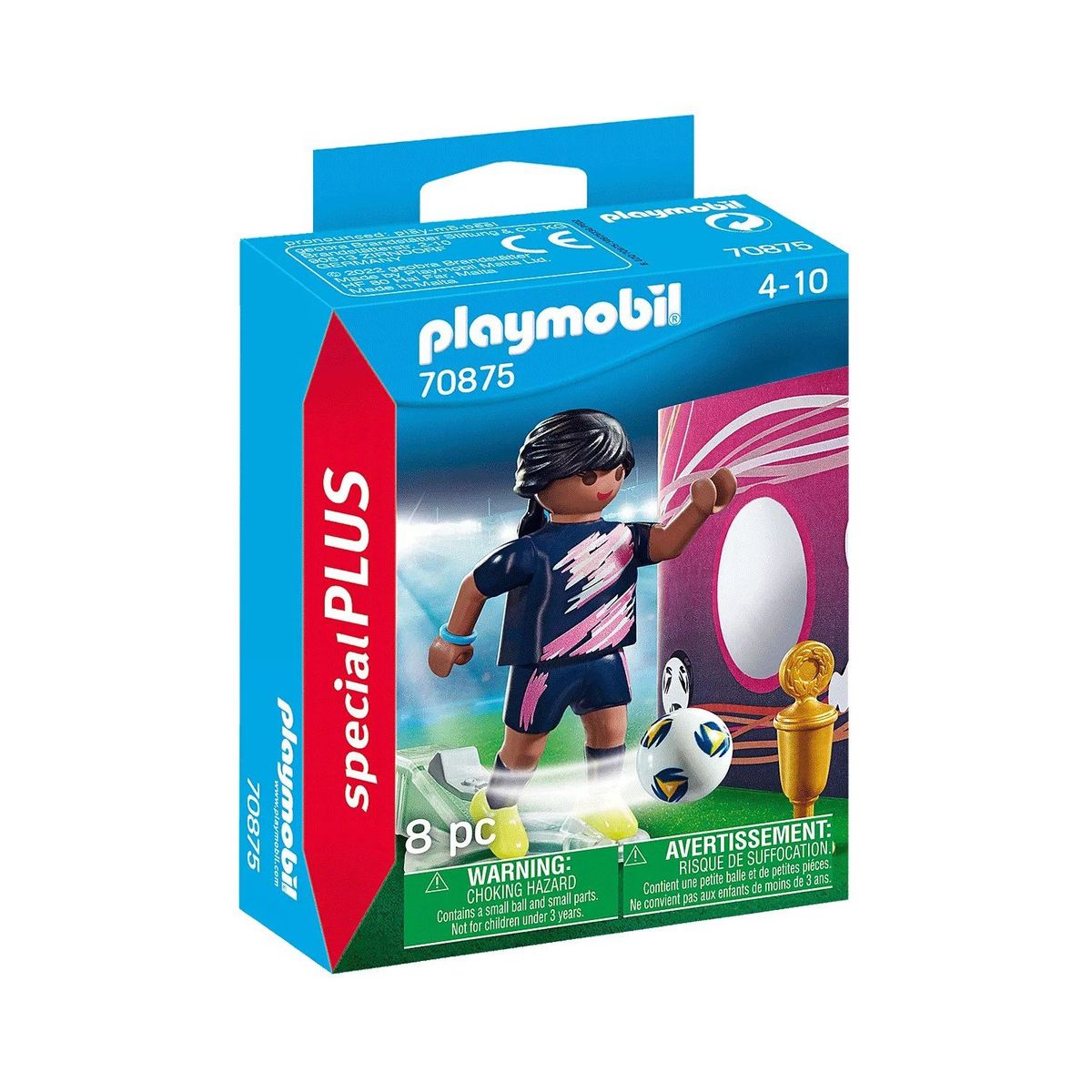 PLAYMOBIL - Playmobil Special Plus Futbolista con Muro de Gol