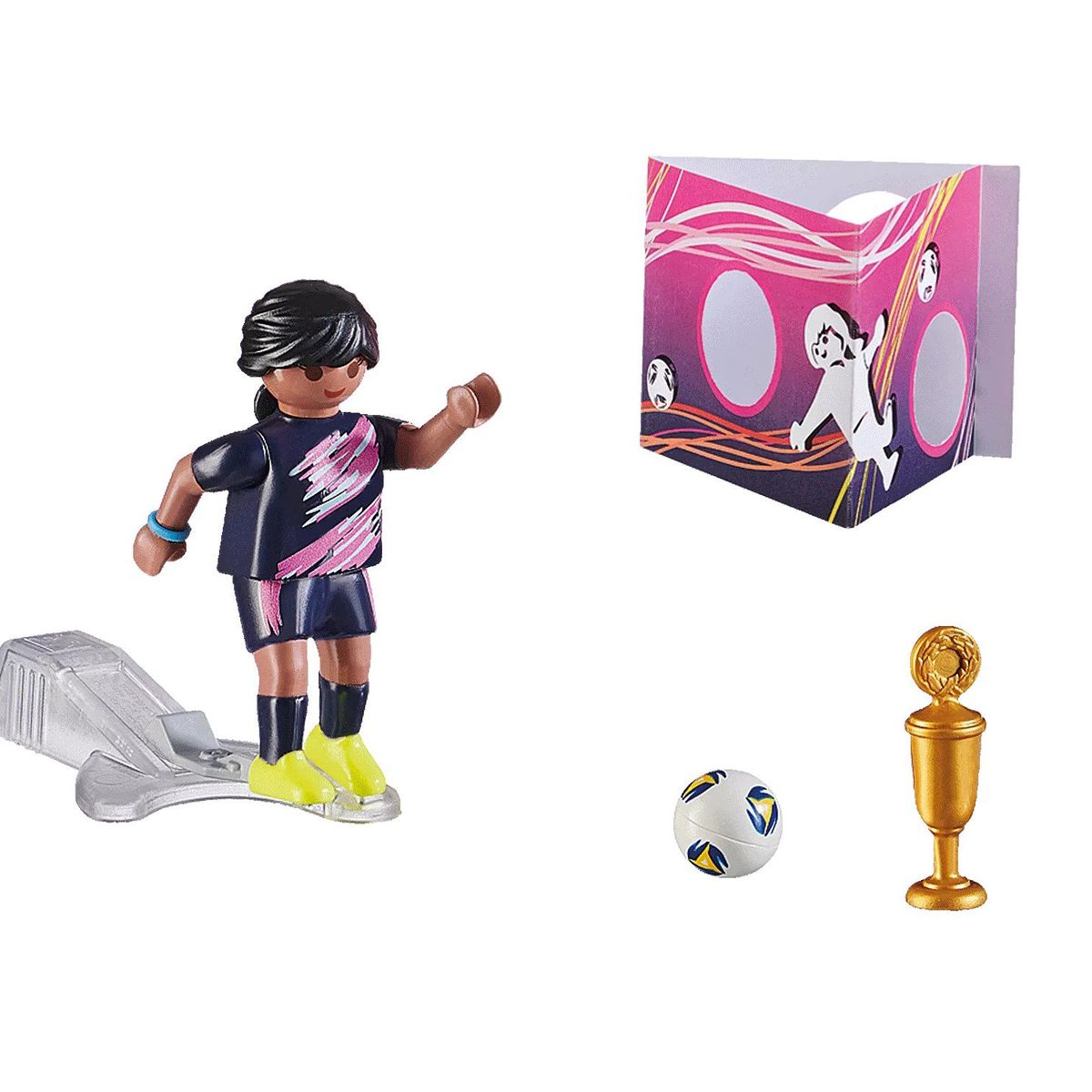 PLAYMOBIL - Playmobil Special Plus Futbolista con Muro de Gol