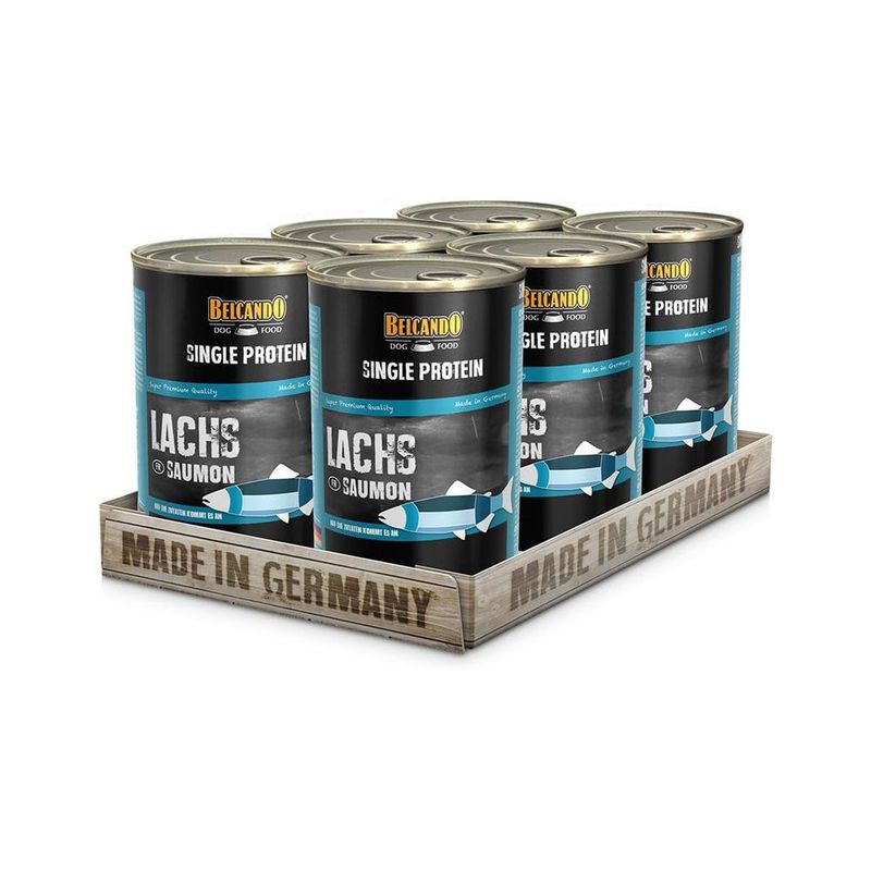 GENERICO - Belcando Monoproteico Sabor Salmón Lata 400gr x 6und