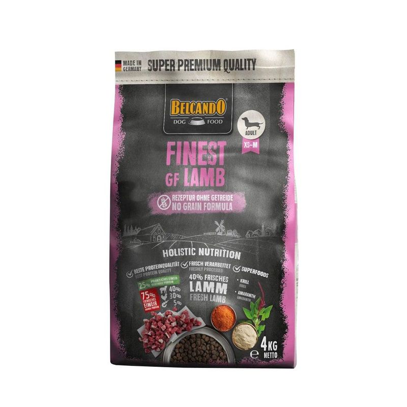 GENERICO - Belcando Finest Libre de Granos Sabor Cordero 4 kg