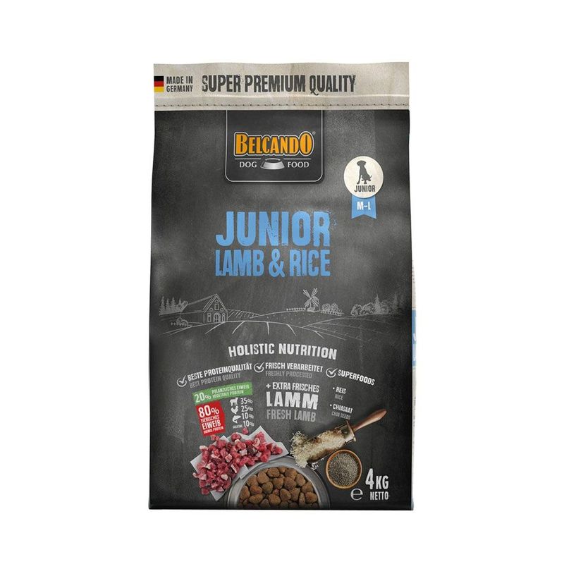 GENERICO - Belcando Junior Sabor Cordero y Arroz 4 kg