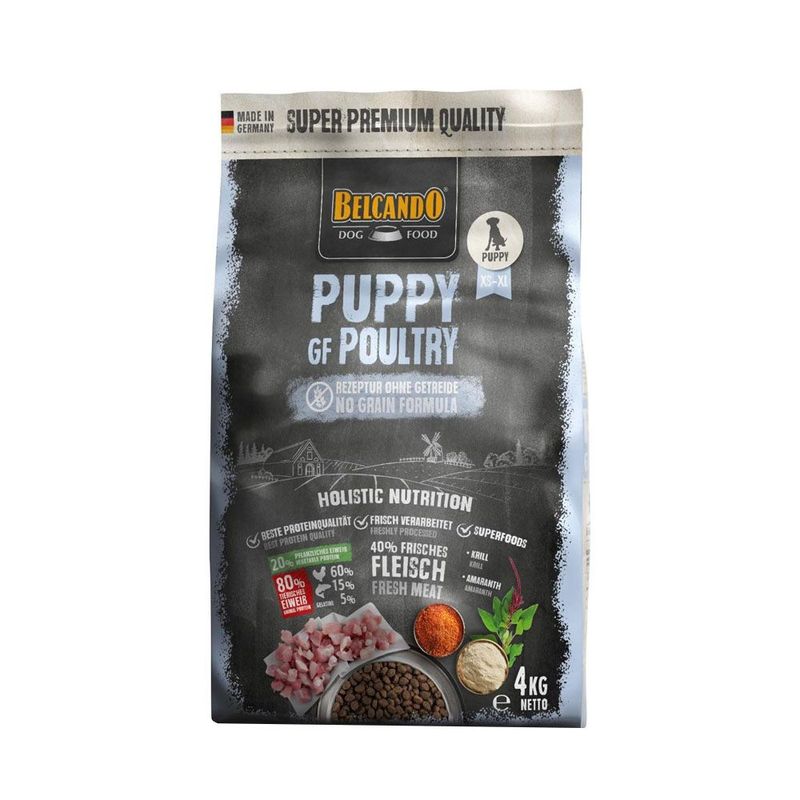 GENERICO - Belcando para Cachorros Libre de Granos Poultry 4 Kg