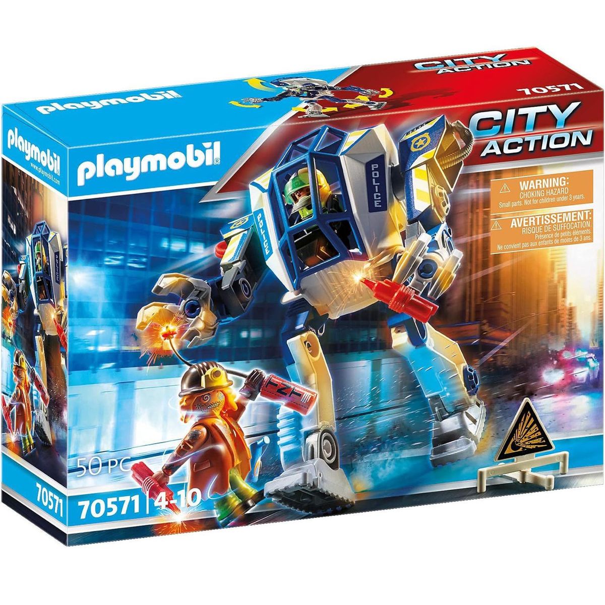 PLAYMOBIL - Playmobil City Action Robot Policía en Operación Especial