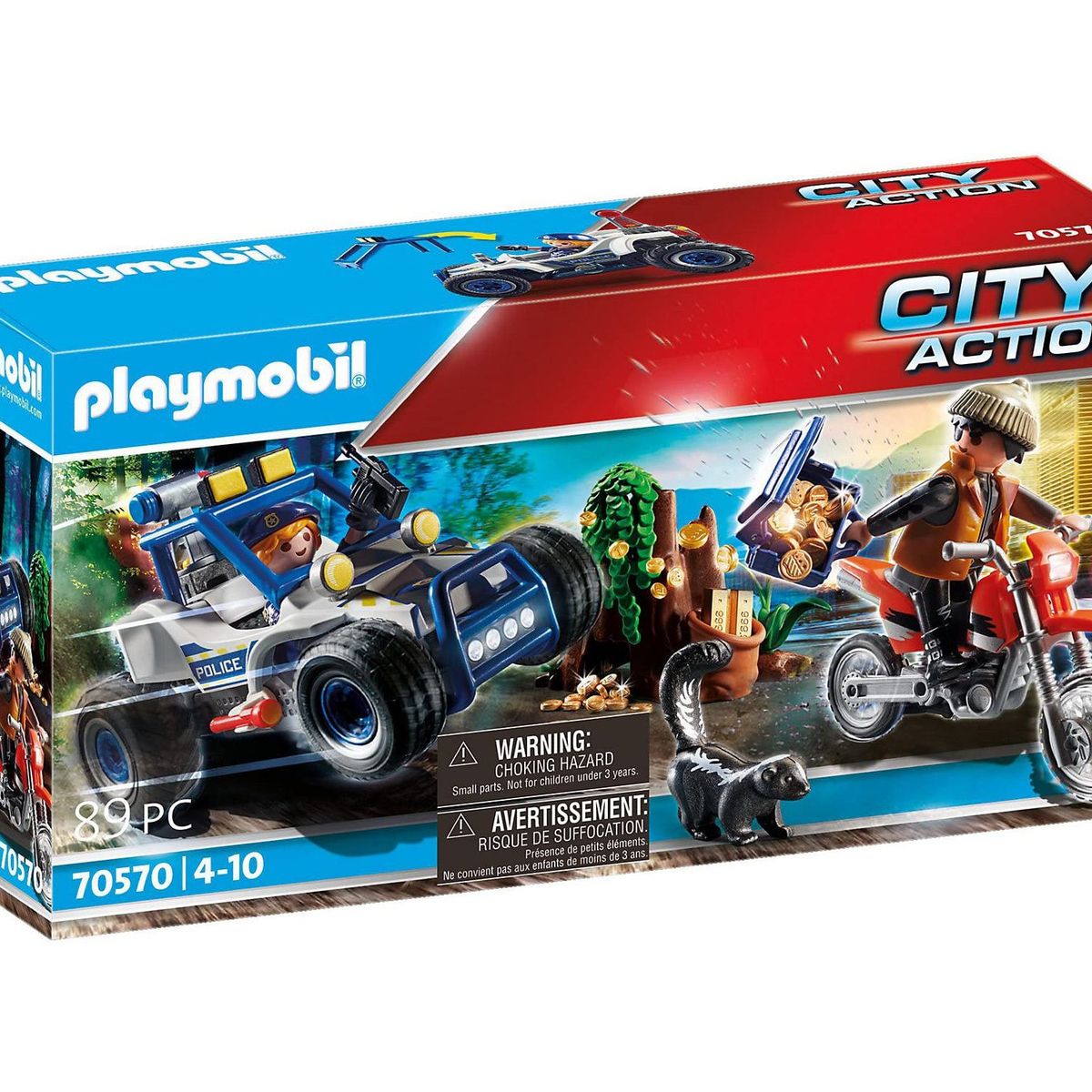 PLAYMOBIL - Playmobil City Action Persecución del Ladrón de Tesoros