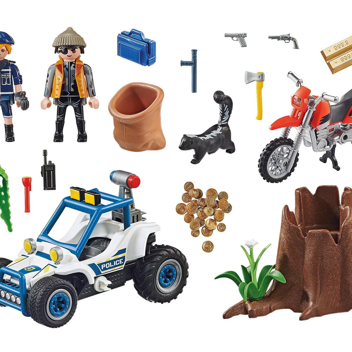 PLAYMOBIL - Playmobil City Action Persecución del Ladrón de Tesoros