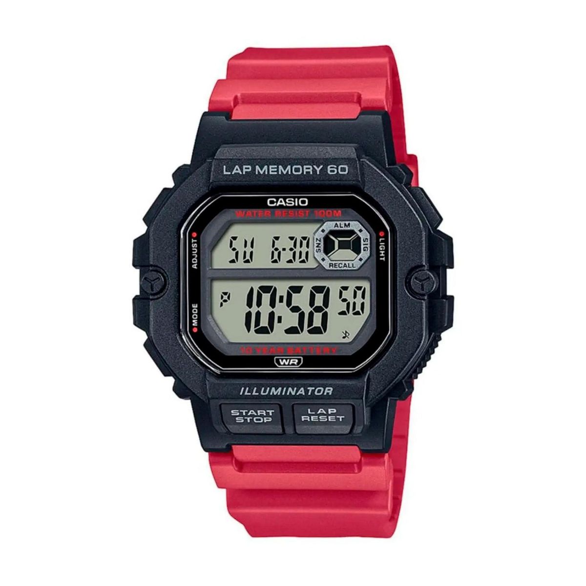 CASIO - RELOJ DIGITAL HOMBRE WS-1400H-4A CASIO