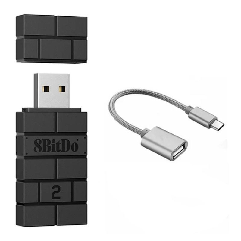 8BITDO - 8bitdo Adaptador Bluetooth Usb V2 Nintendo Switch Pc