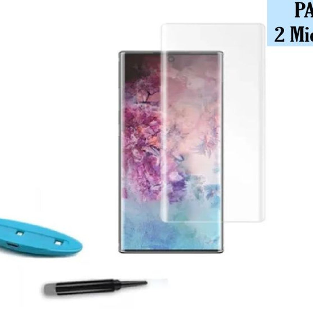 GENERICO - Pack 2 Und Mica De Vidrio UV Para Samsung Note 20 - Transparente