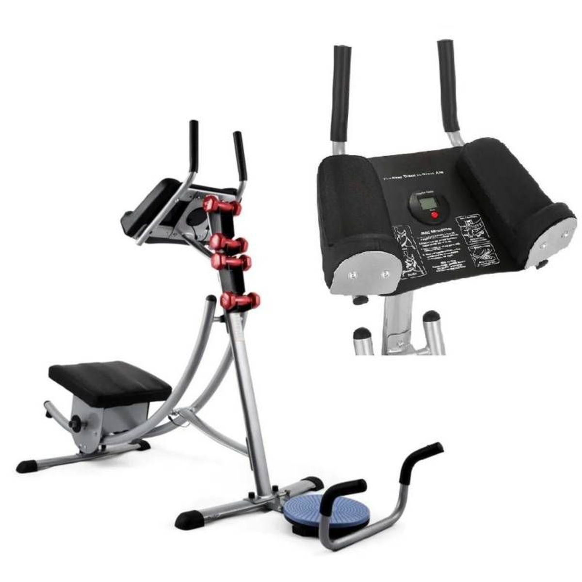 GENERICO - Banca de Abdominales Full Abdominales Disco Pesa Ligas