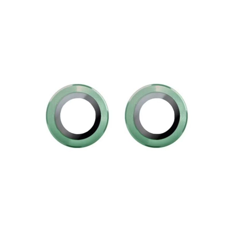 GENERICO - Protector de Cámara Metal Individual para iPhone 13  - Verde