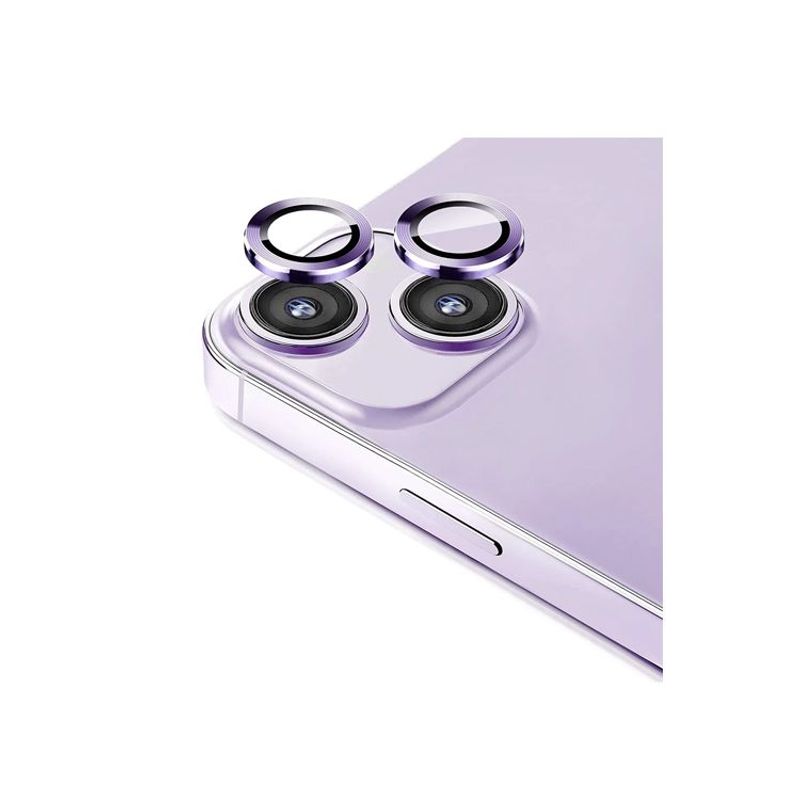 GENERICO - Protector de Cámara Metal Individual para iPhone 14 Plus - Lilac