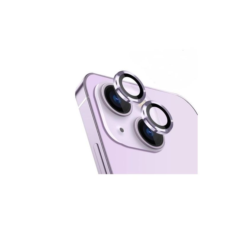 GENERICO - Protector de Cámara Metal Individual para iPhone 13 Mini - Lilac