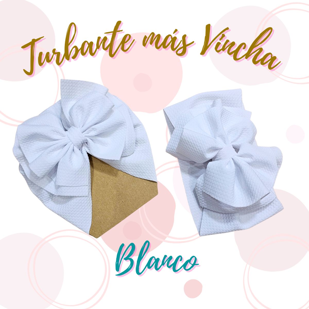 GENERICO - Vincha para bebe mas turbante