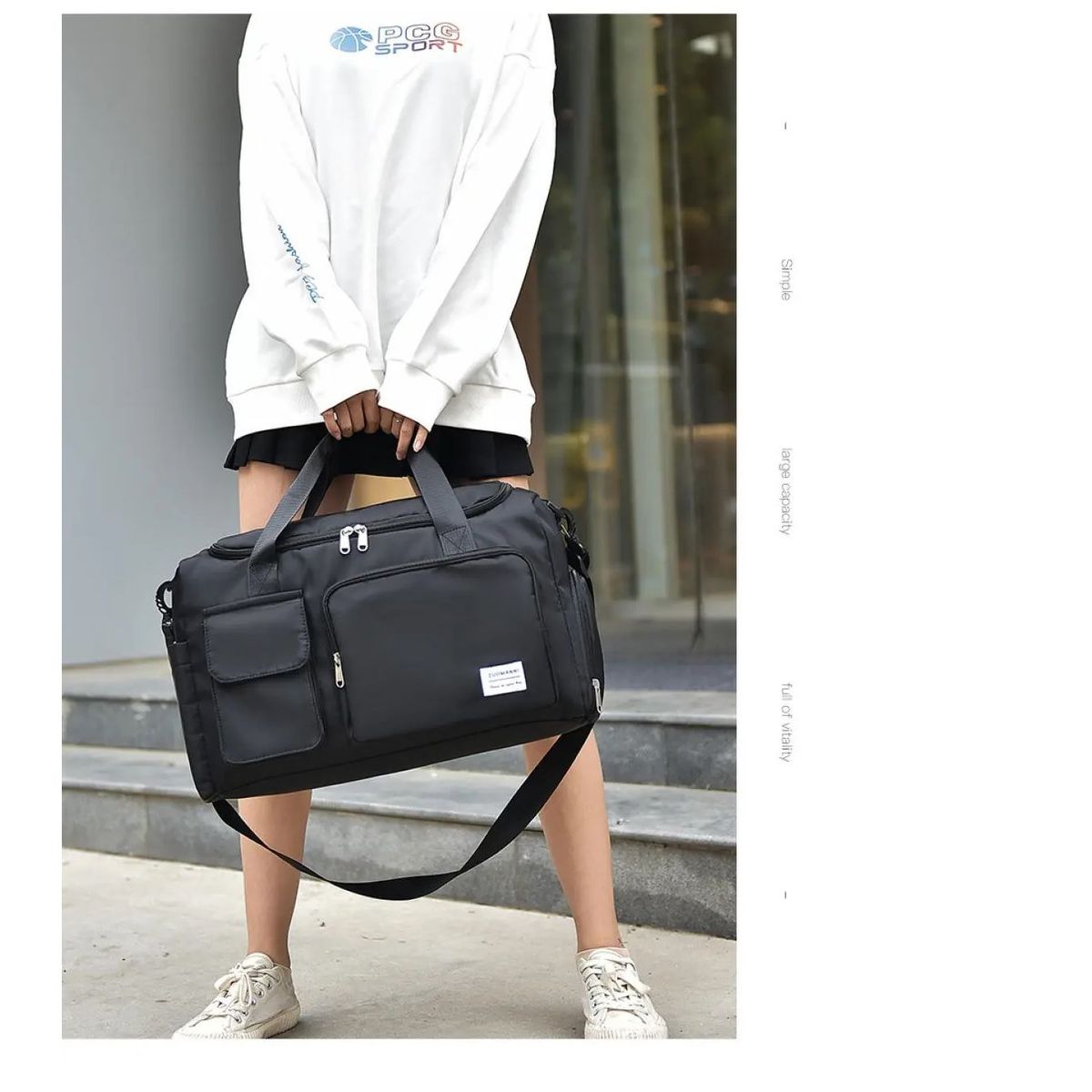 GENERICO - Maletin Bolso Deportivo Gym Maleta Viaje Morral Multifuncional