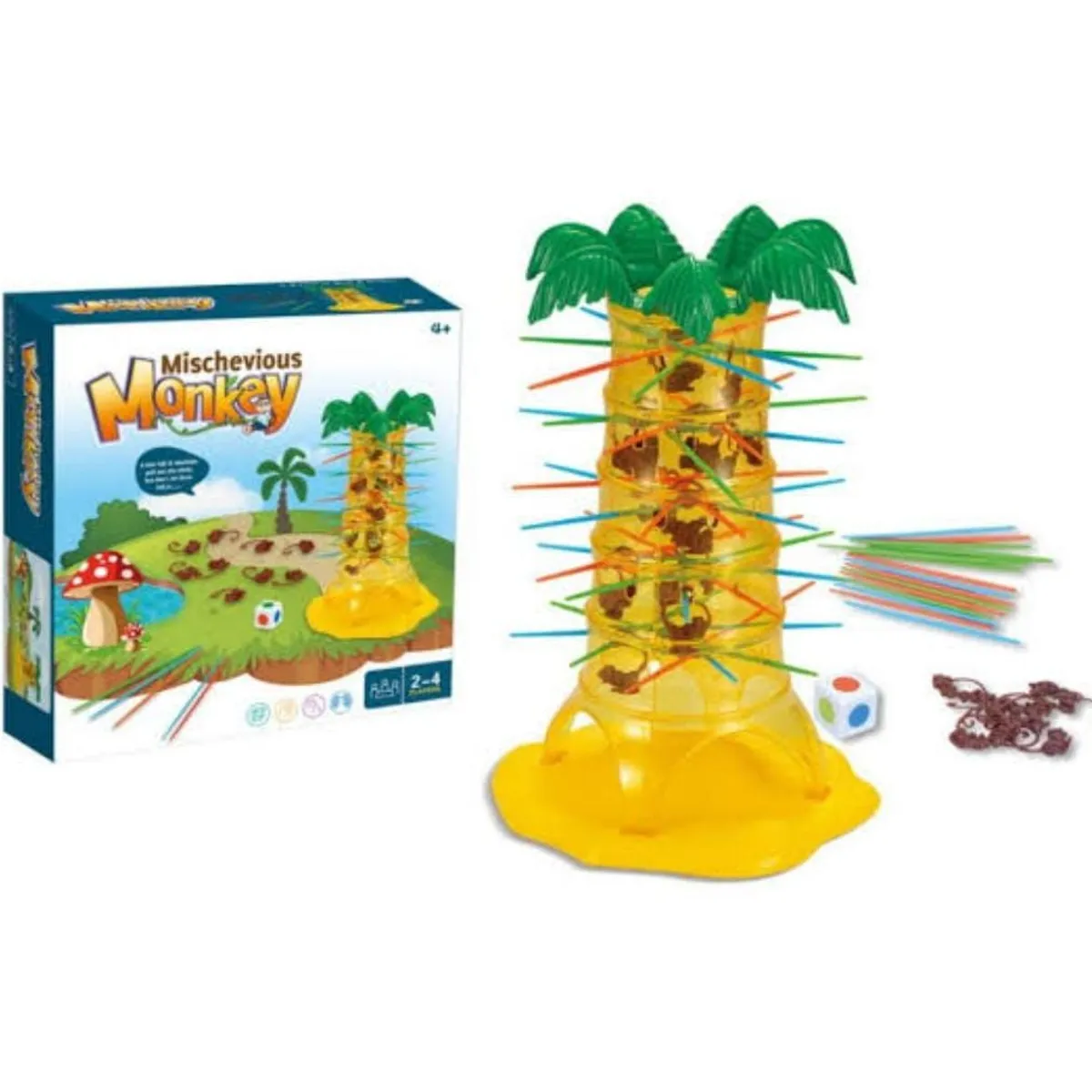 GENERICO - JUEGO MONOS LOCOS - JUMPING MONKEY