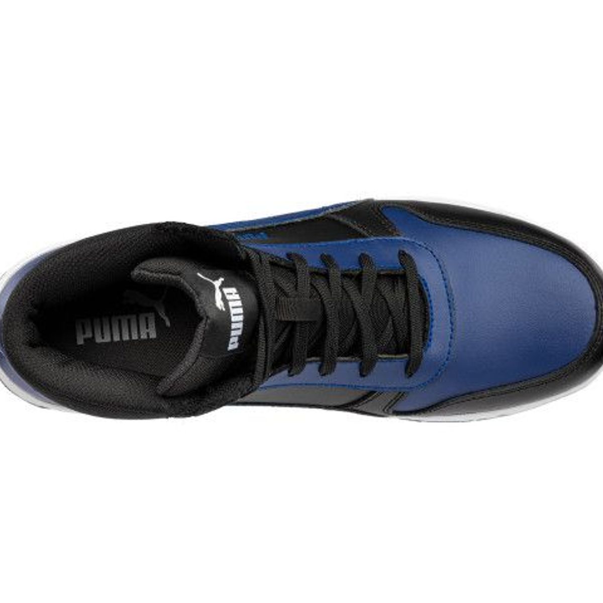 PUMA - ZAPATILLA DE SEGURIDAD FRONTCOURT BLUE-BLACK MID PUMA
