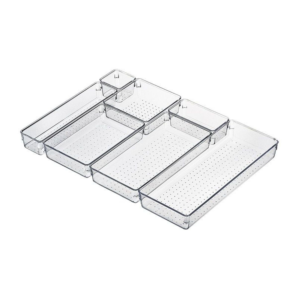 VATYERTY - 6 piezas Caja de almacenamiento de cocina transparente
