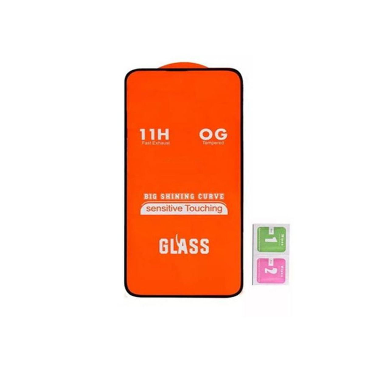 GENERICO - Mica Vidrio Templado 9H para Samsung  A22 4G Borde Negro