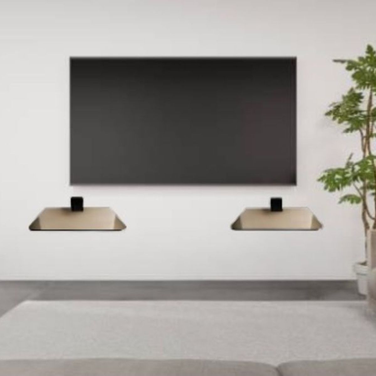 GREEN HOUSE - REPISA DE VIDRIO PARA SALA  / HABITACION PRODUCTO NACIONAL