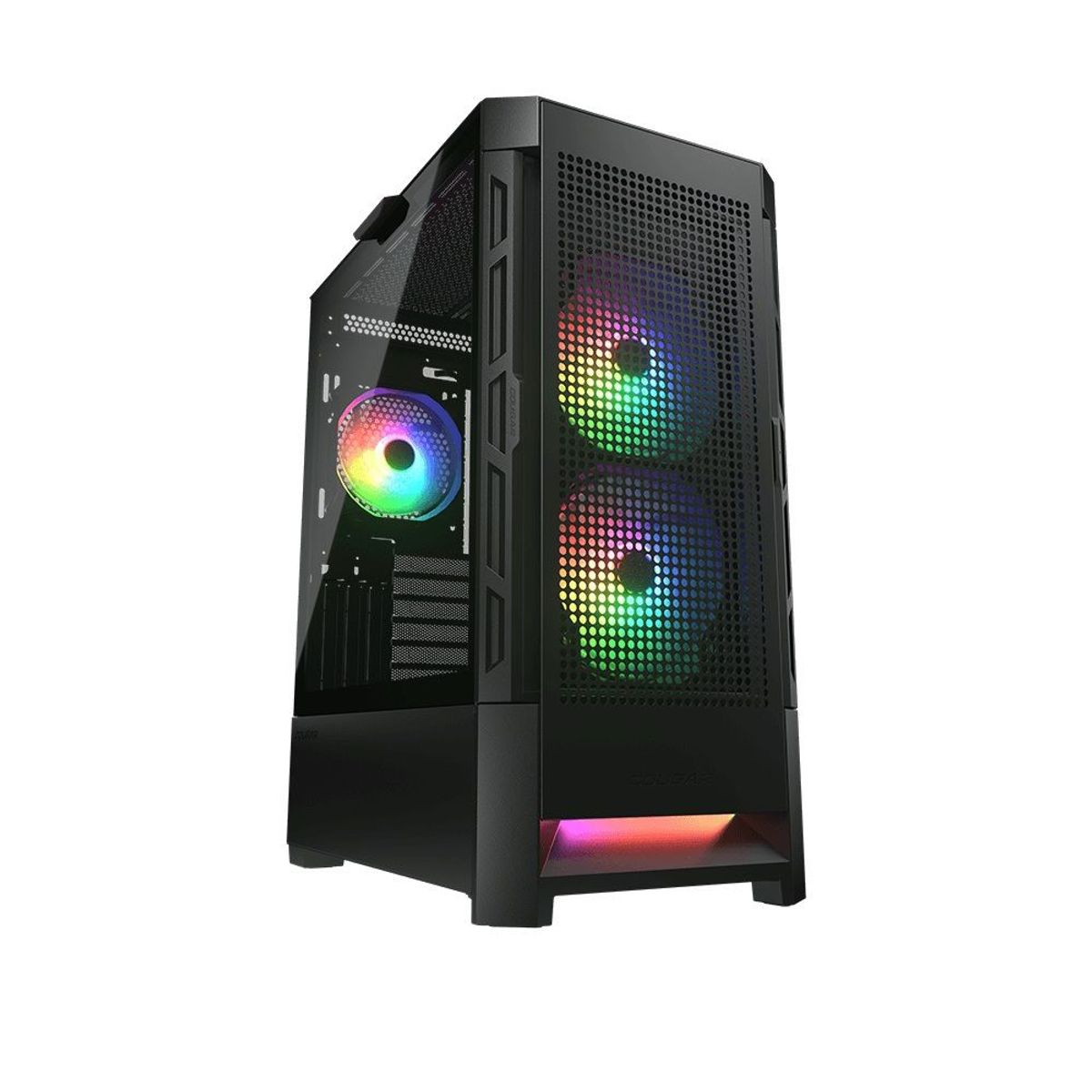 COUGAR - Case Cougar AirFace RGB Mid Tower Negro Vidrio Templado 385ZD100004