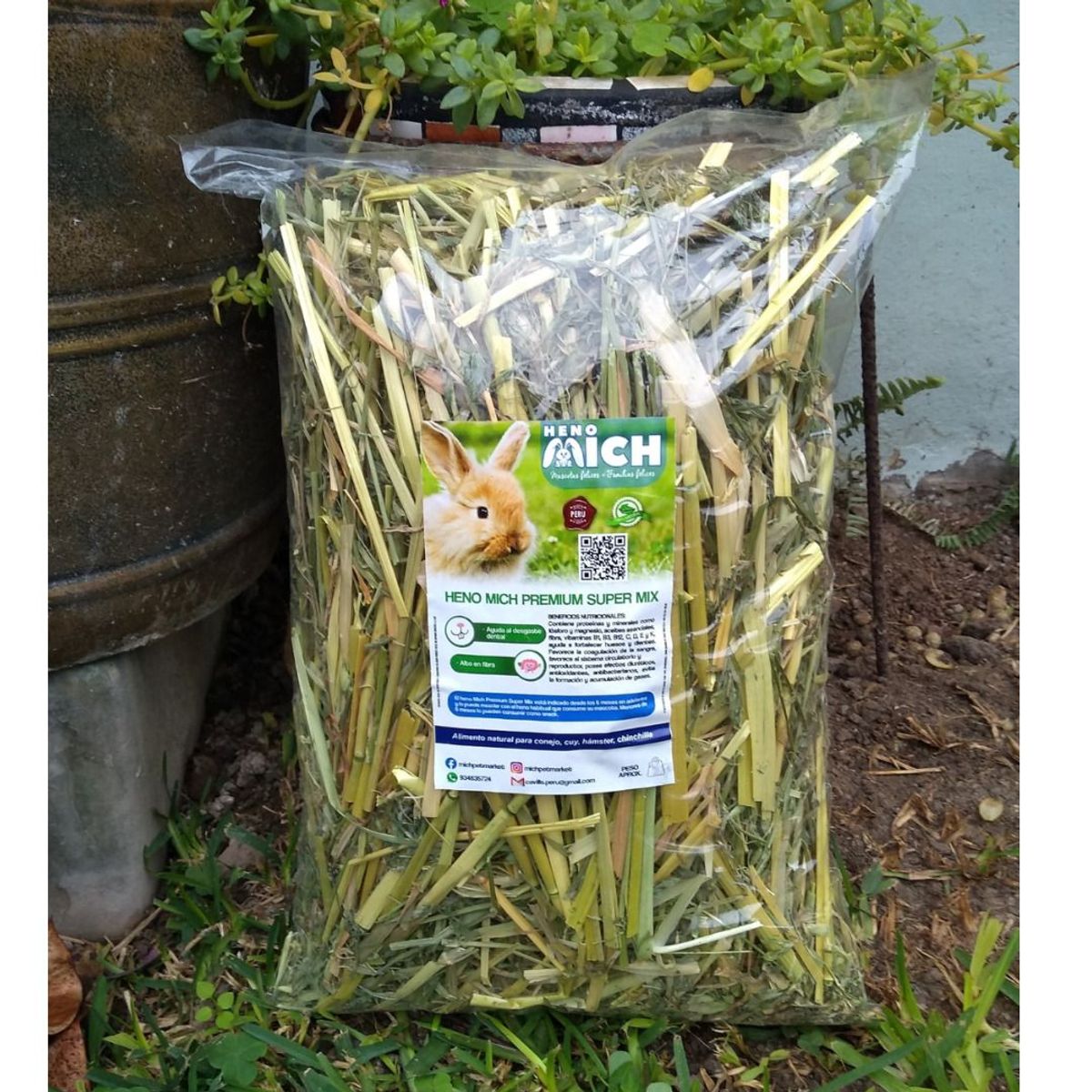 GENERICO - Heno Mich Mix Avena-Manzanilla-Diente De Leon-Menta-Alfalfa