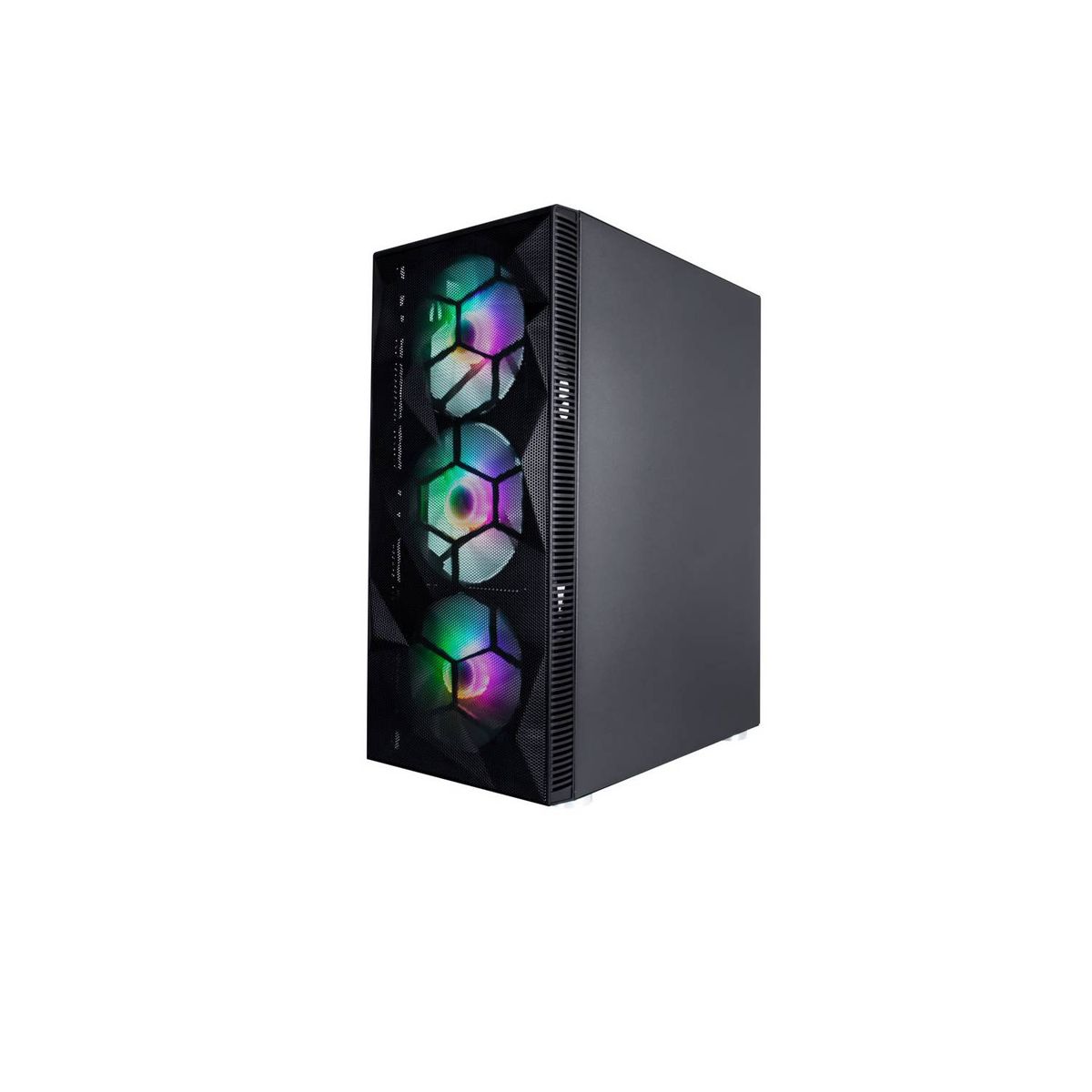 1ST PLAYER - CASE 1STPLAYER X7 NEGRO - 1 PANEL VIDRIO - LED - RGB