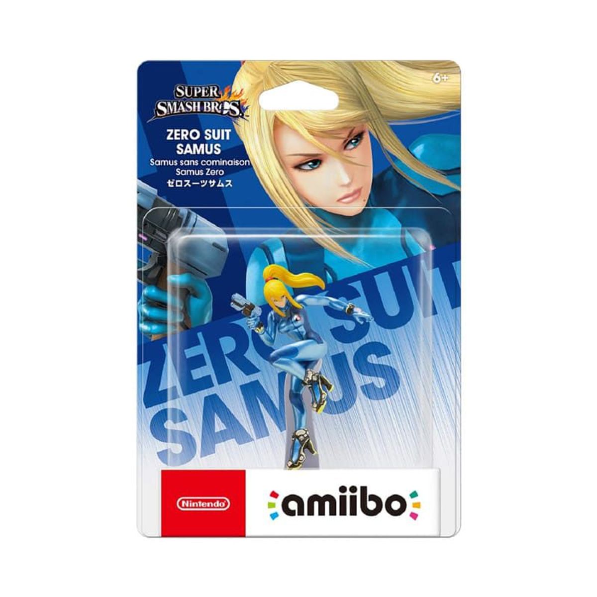 NINTENDO - Amiibo Zero Suit Samus - Super Smash Bros