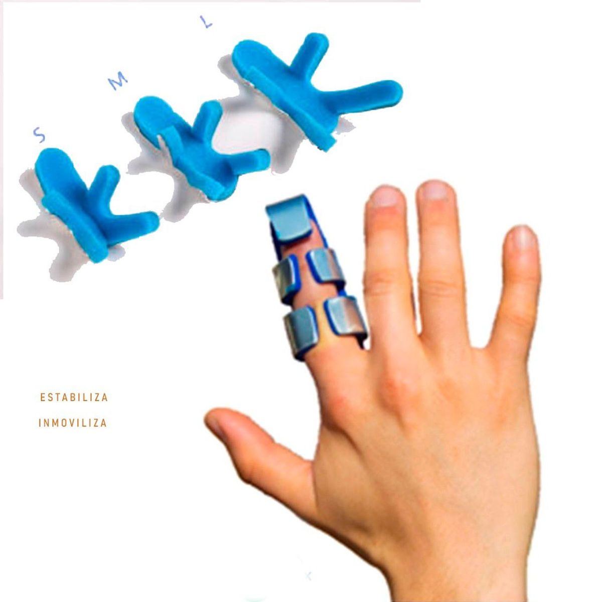 GENERICO - 3 Pack de Ferulas Aluminio