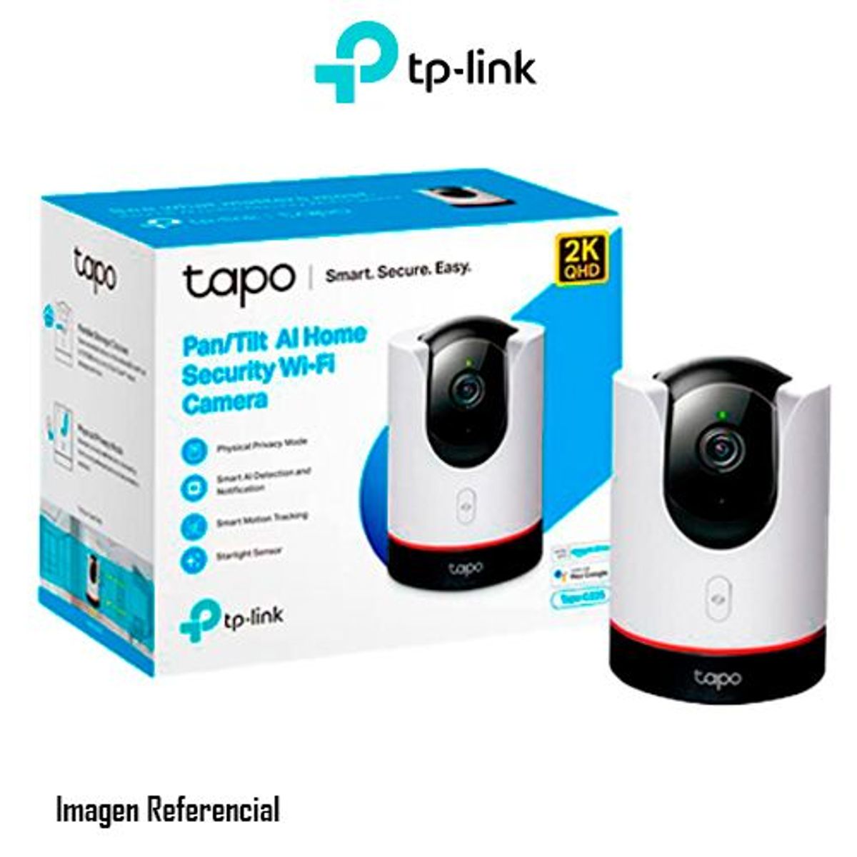 TP LINK - CAMARA TP-LINK TAPO C225 WIFI QHD 360º RESOLUCION 2K VISION NOCTURNA