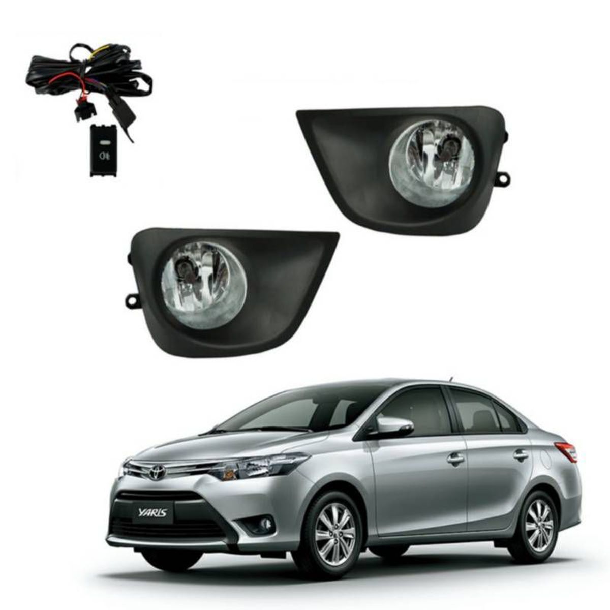 GENERICO - FAROS NEBLINEROS TOYOTA YARIS 2014 2015 2016 2017
