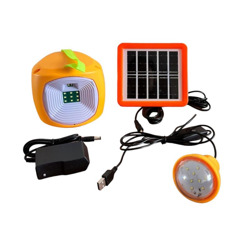 GENERICO - LINTERNA  LED PORTATIL - RECARGABLE CON ENERGIA SOLAR Y ELECTRICIDAD.