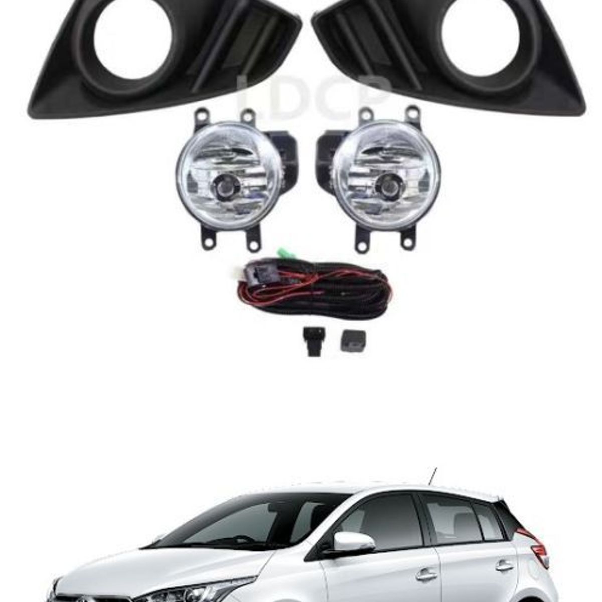 GENERICO - FAROS NEBLINEROS TOYOTA YARIS HATCHBACK 2014 2015 2016 2017