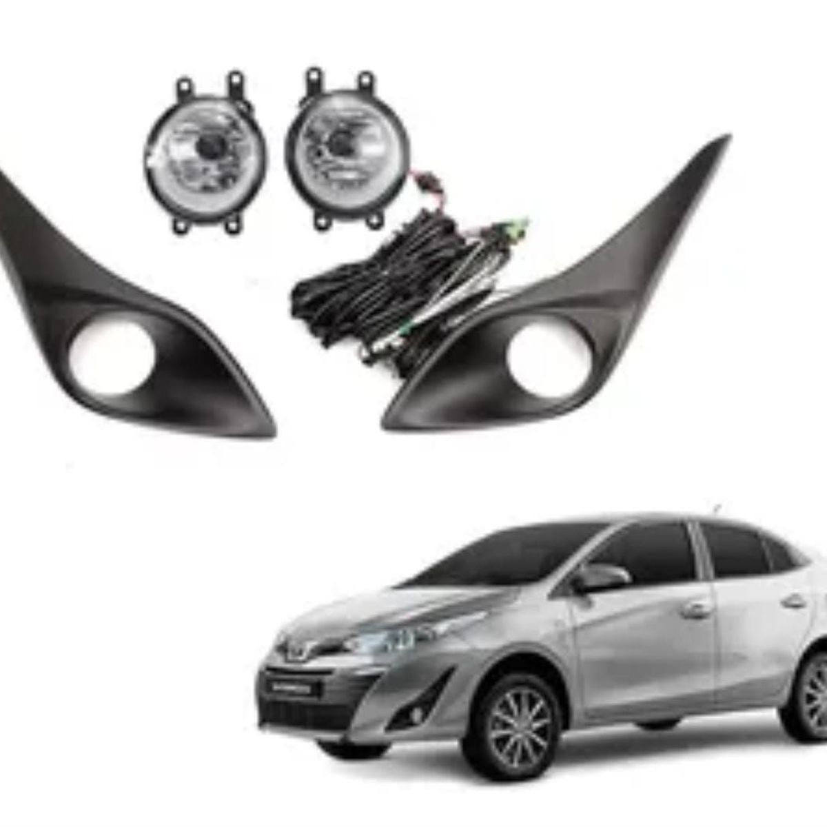 GENERICO - FAROS NEBLINEROS TOYOTA YARIS 2018 2019 2020