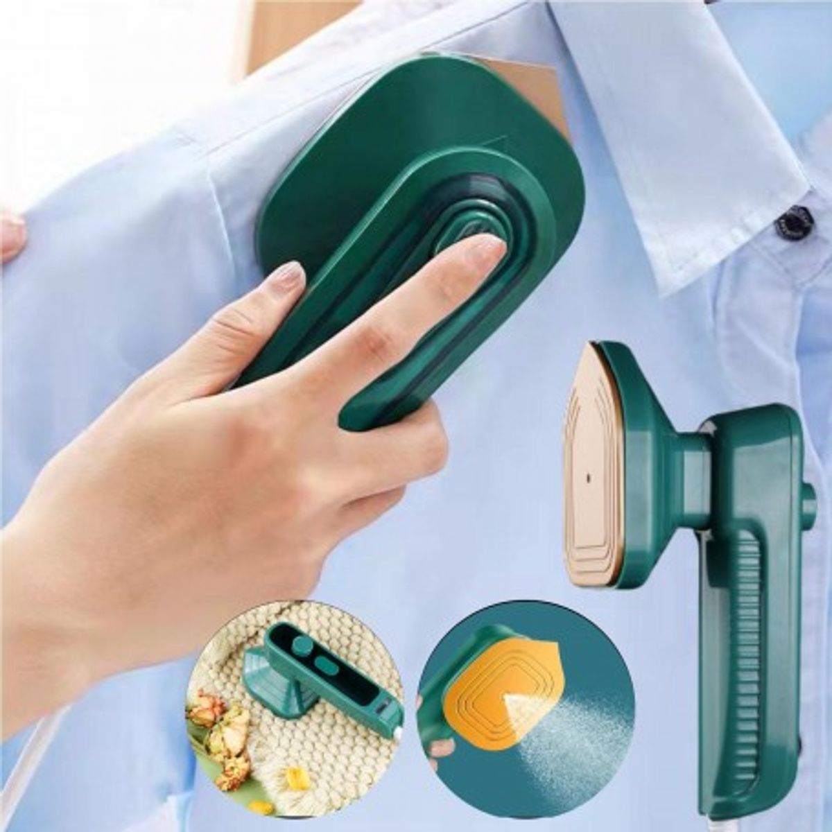 OEM - Mini Plancha a Vapor de Mano Electrica Portátil para Viajes