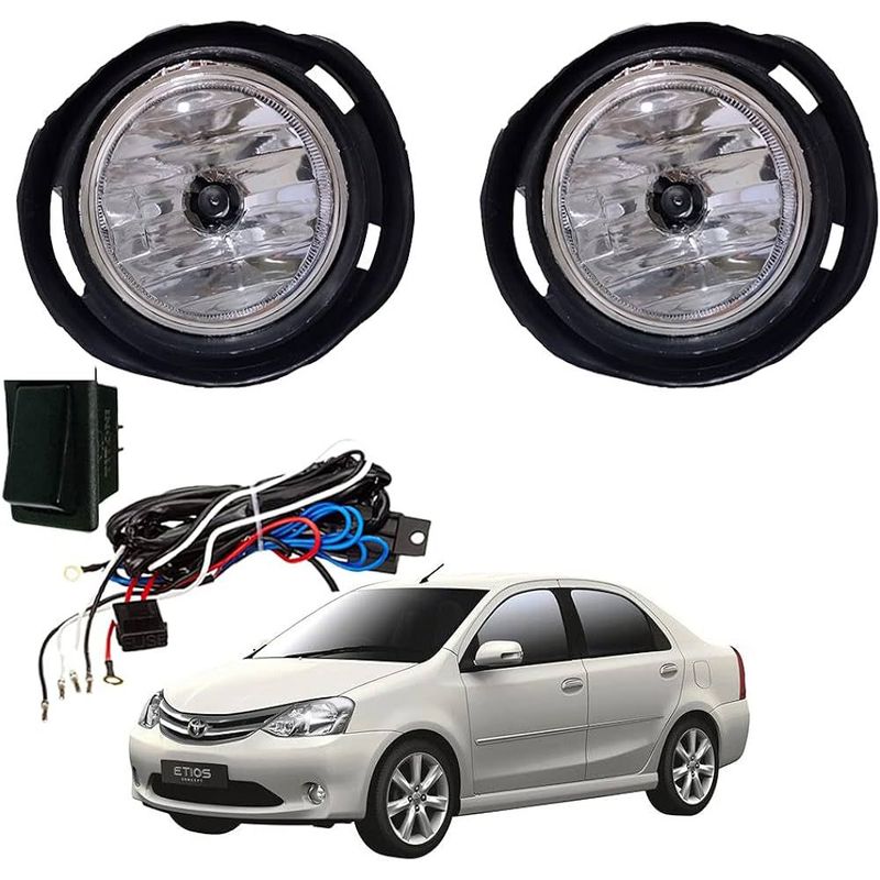 GENERICO - FAROS NEBLINEROS TOYOTA ETIOS 2011 2013 2015 2020 2021 2022.