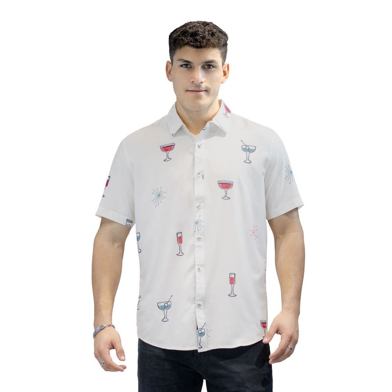 RIFF&RAFF - Camisa Manga Corta Hombre Bink RIFF&RAFF